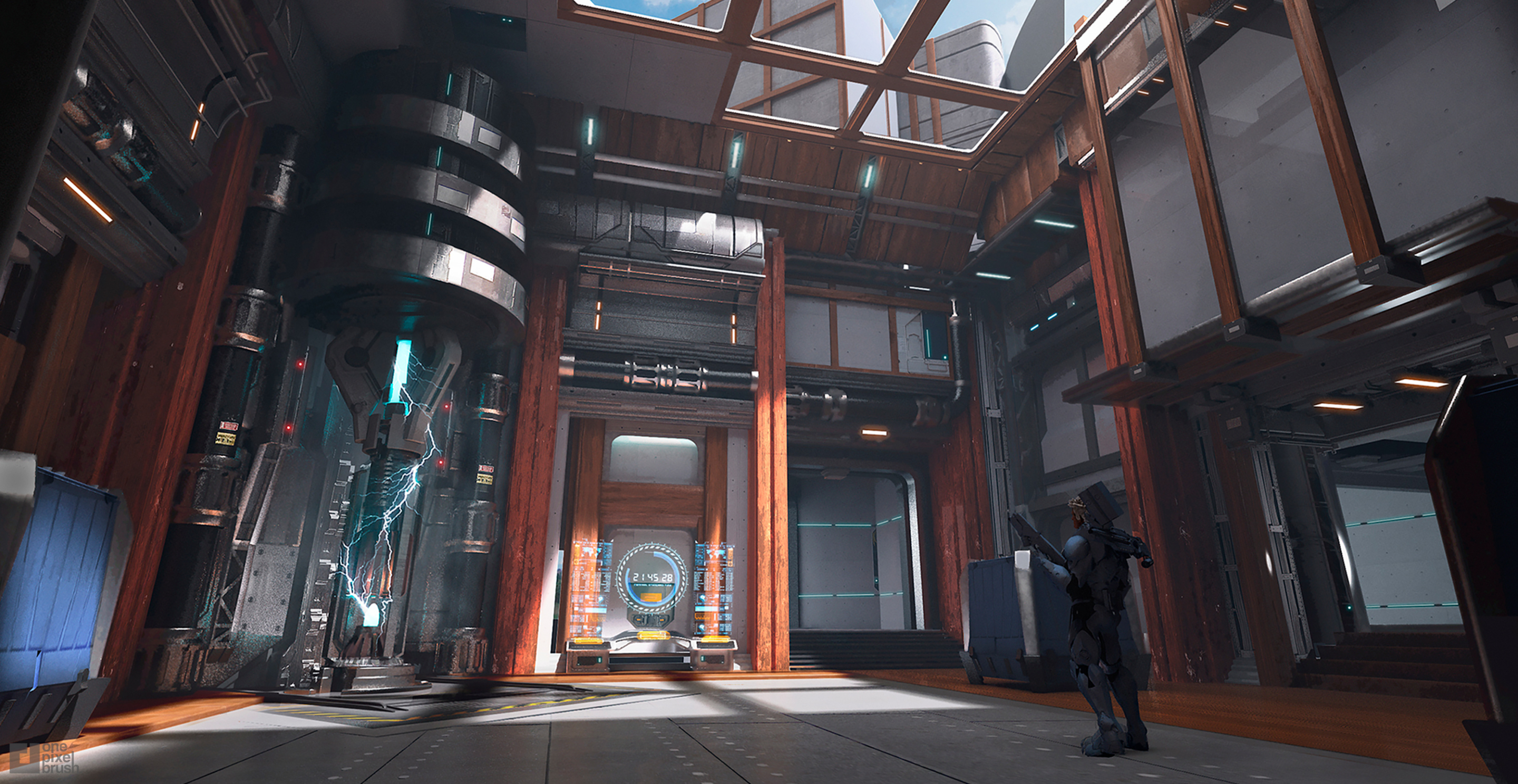 lawbreakers video game concept art environment