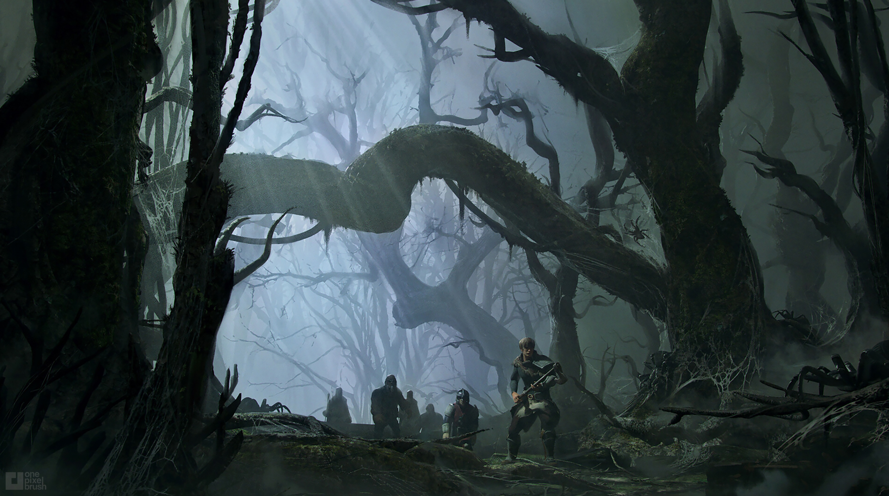 lord of the rings rise to war video game concept art environment