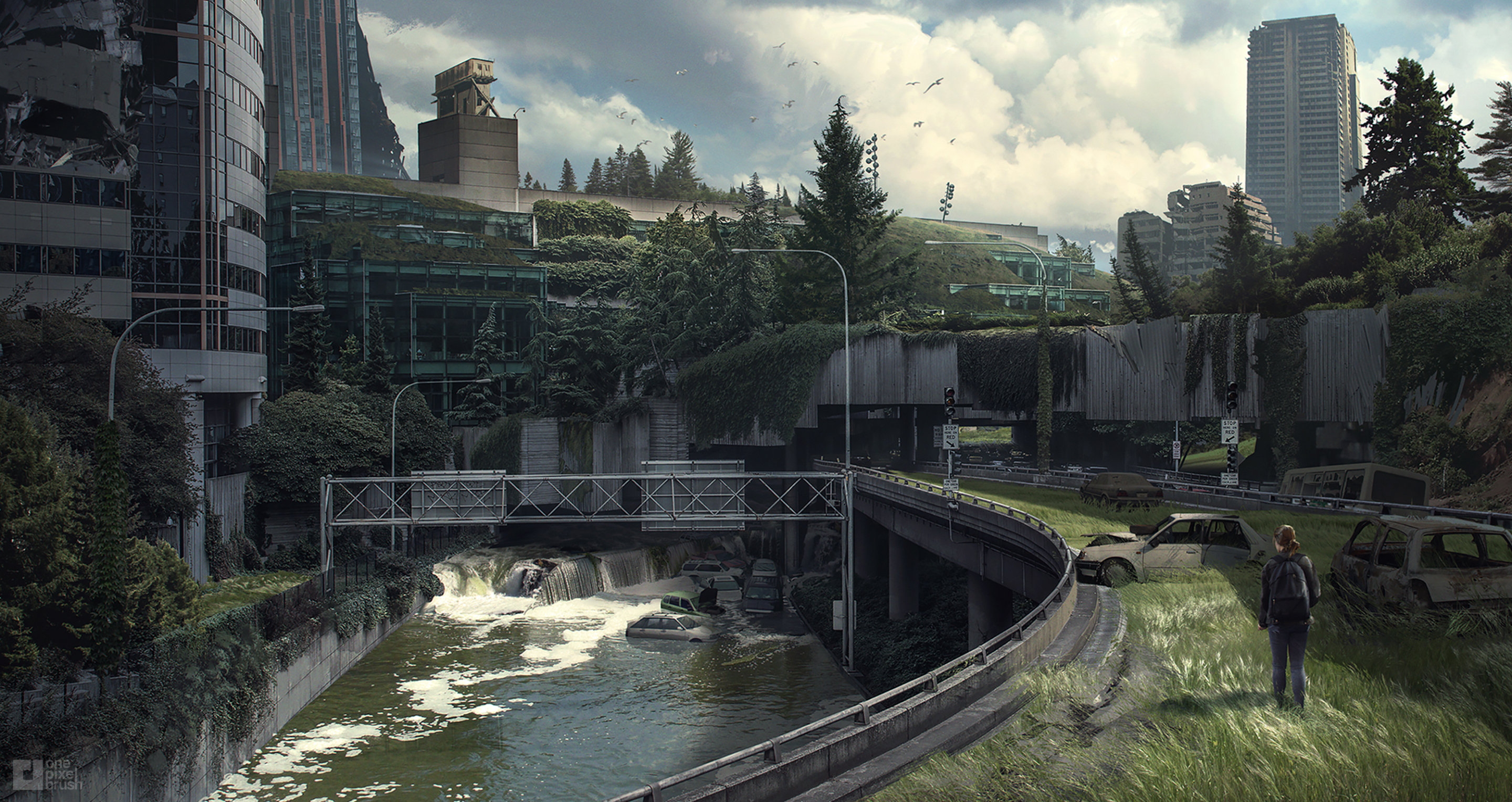 the last of us 2 video game concept art environment