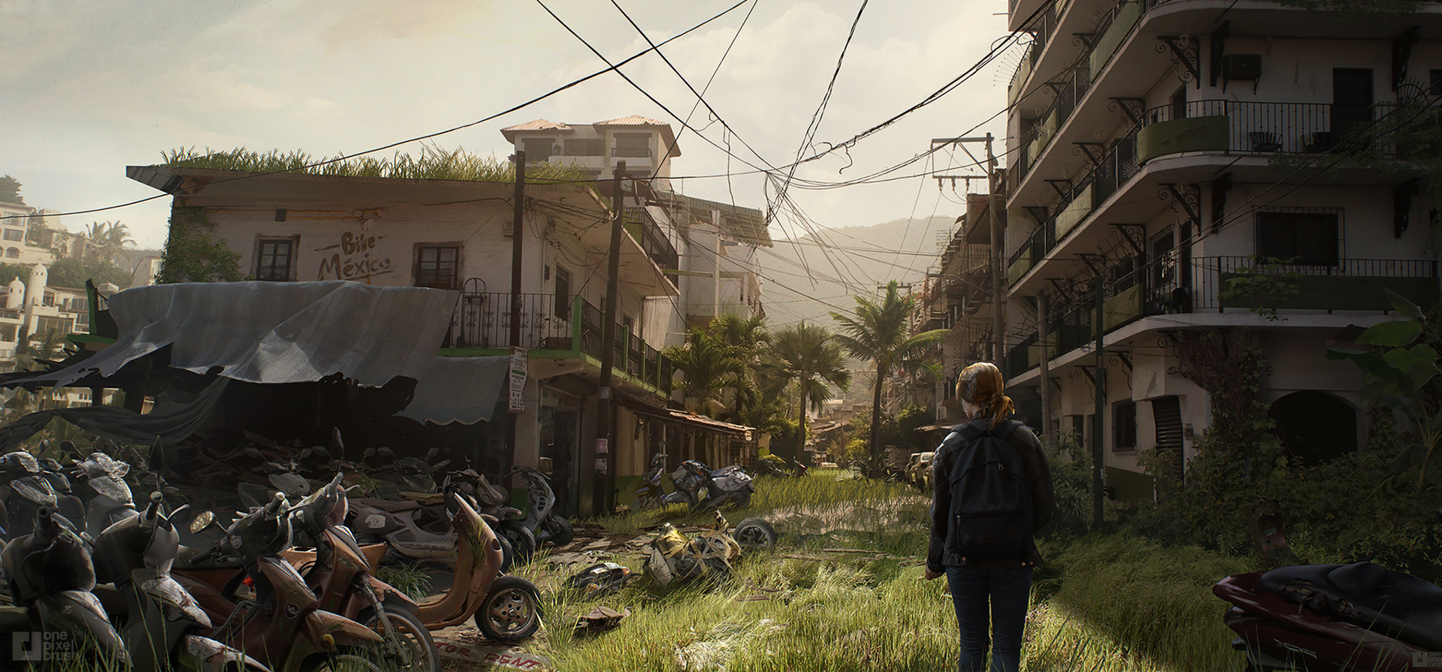 the last of us 2 video game concept art environment